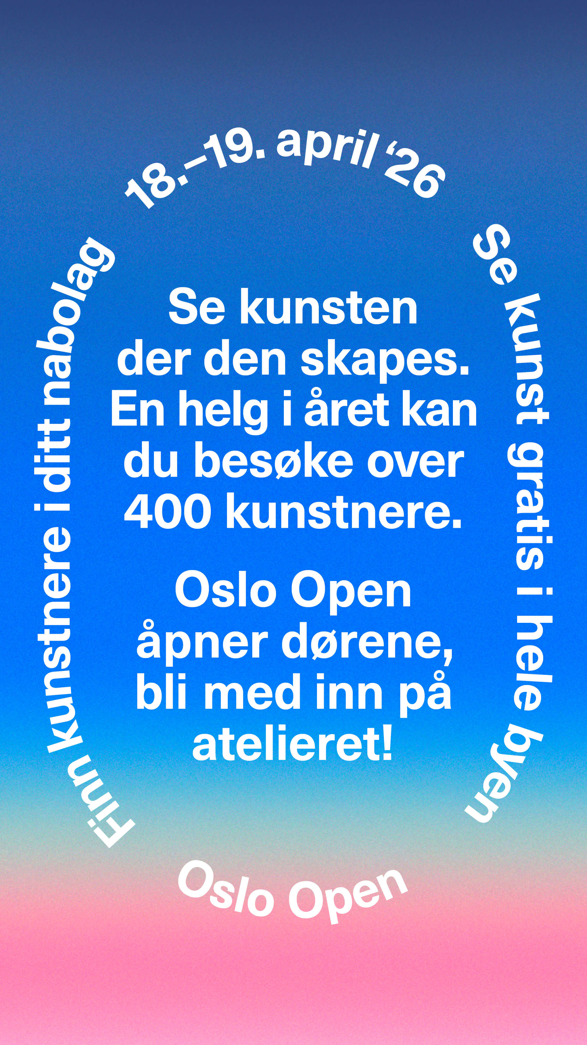 Besøk byens kunstnere - Bli med inn på atelieret