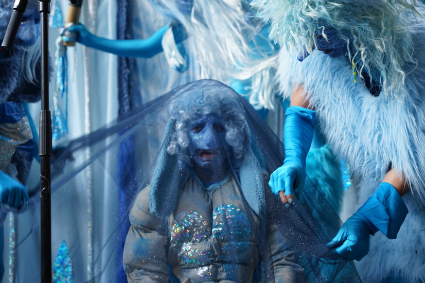 Gråtende Hunder er et prosjekt som består av et band, utkledd som triste og feilavla blå hunder. Hundene opptrer live og covrer kjente låter gjennom gråt. 