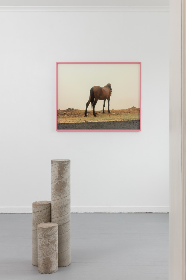 Installasjonsfoto fra separatutstilling Objects of Comfortable Contemplation, Kunstpunkt Lista 2024
