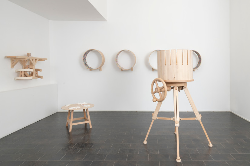 En tremaskin som kan aktiveres, som forvandler grafiske objekter til levende bilder.