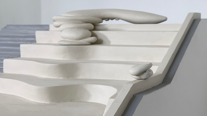 Skulpturmodell i målestokk 1:20